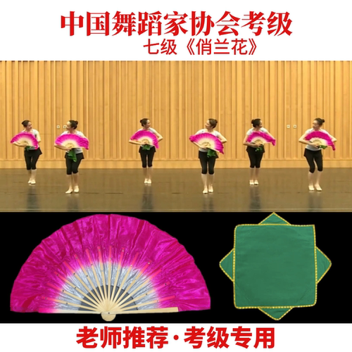 俏兰花舞蹈考级舞蹈扇子