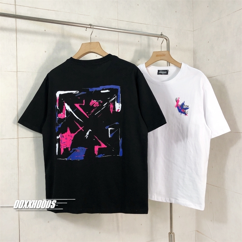 宽松泼墨欧美街头几何箭头