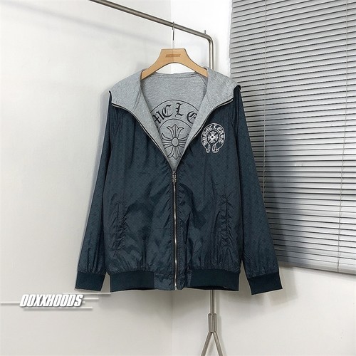 双重防御寒保暖防风衣料全身十字架马蹄印花个性街头拉链卫衣外套