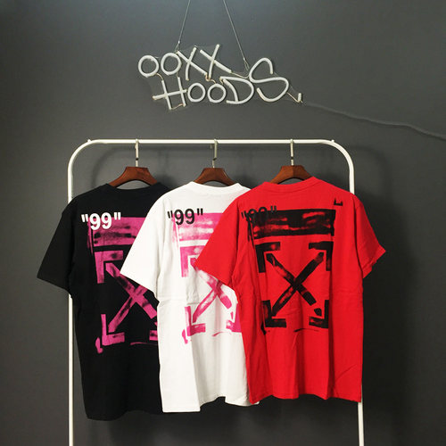 原创潮牌说唱方向箭头短袖