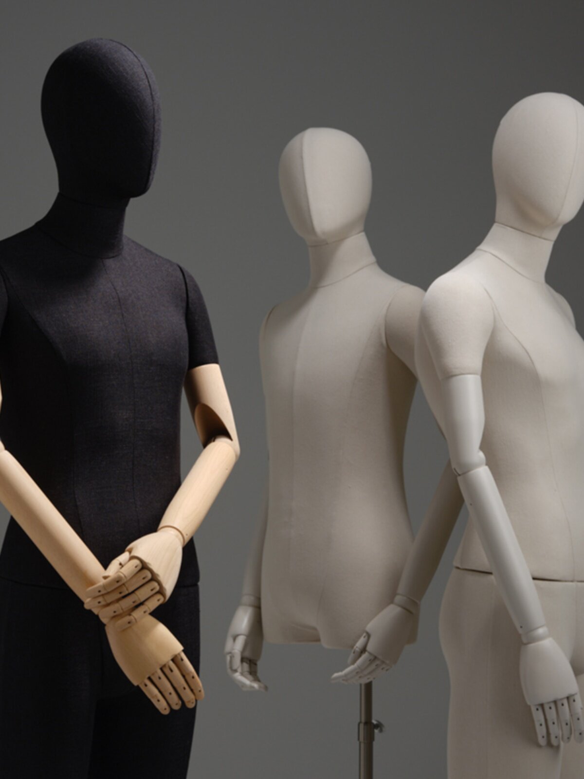 韩版服装店男装模特展示架全身女婚纱黑白半身假人偶橱窗模特道具