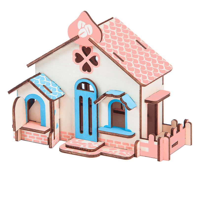 迪尔乐斯巧克力小屋3d立体拼图