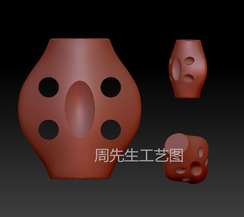 六眼五通背云stl圆雕图五眼六通三维立体图雕刻3D模型数据图 Q762