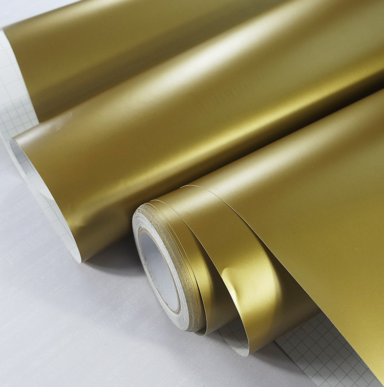 亚金磨砂即时贴广告镜面金银贴纸贴膜哑光玫瑰金香槟金刻字拉丝