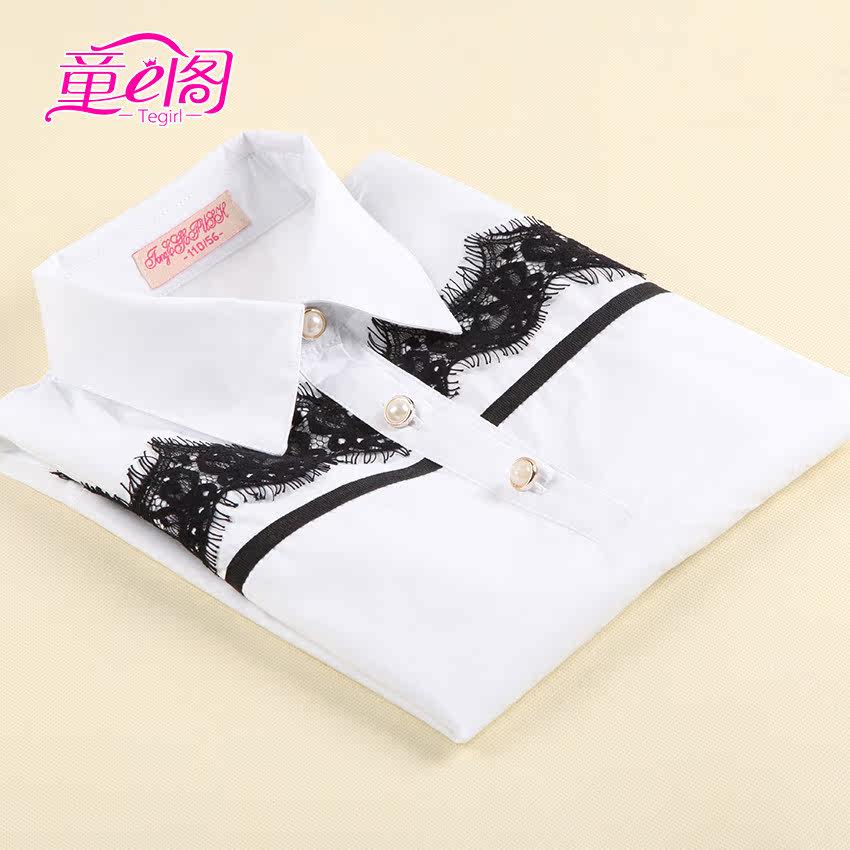 Chemise fille à manche longue - Ref 2086438 Image 4