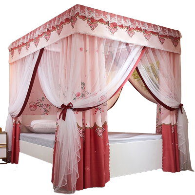 遮光钢管宫廷批发价通用床帘床幔