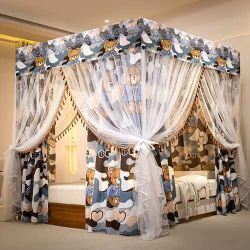 遮光钢管支架落地批发价通用蚊帐