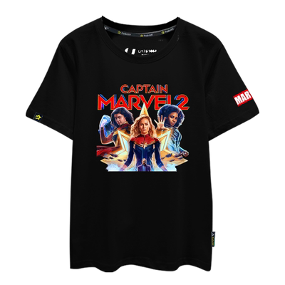 惊奇队长2漫威电影周边短袖T恤