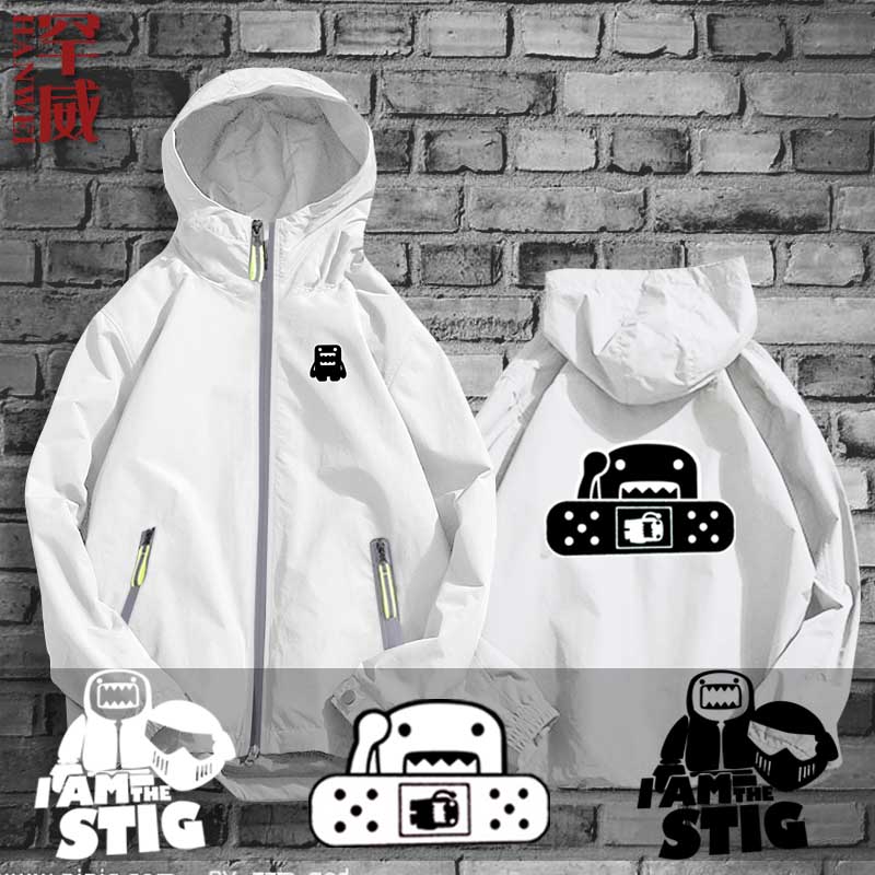 jdm日系低趴多摩君男女拉链夹克