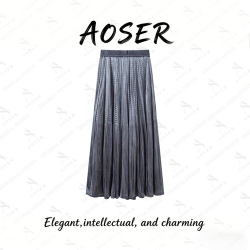 AOSER新款百搭显瘦遮胯半身裙