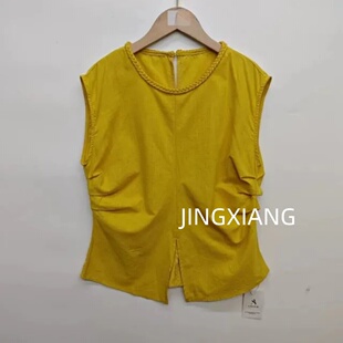 马甲日常休闲2307 显瘦百搭纯色简约风时尚 AOSER新款 法式