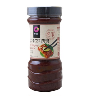 韩国进口烧烤调料清净园烤猪排酱840g腌五花肉酱韩式烤肉酱腌肉酱