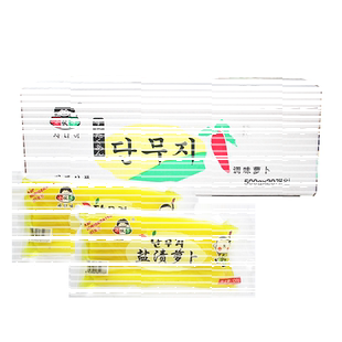 整箱小伙子盐渍萝卜条500g*20袋 韩国酸甜调味萝卜日式寿司大根条