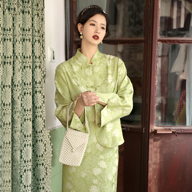 国风新中式改良复古女装套装