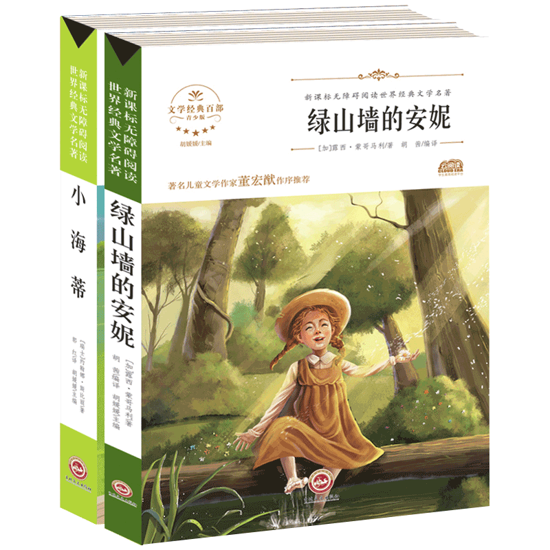 【官方正版】小海蒂 绿山墙的安妮正版包邮书 6年级 六年级必读书籍原著全译本文学儿童读物 9-12岁 课外书小学生 三四五年级阅读