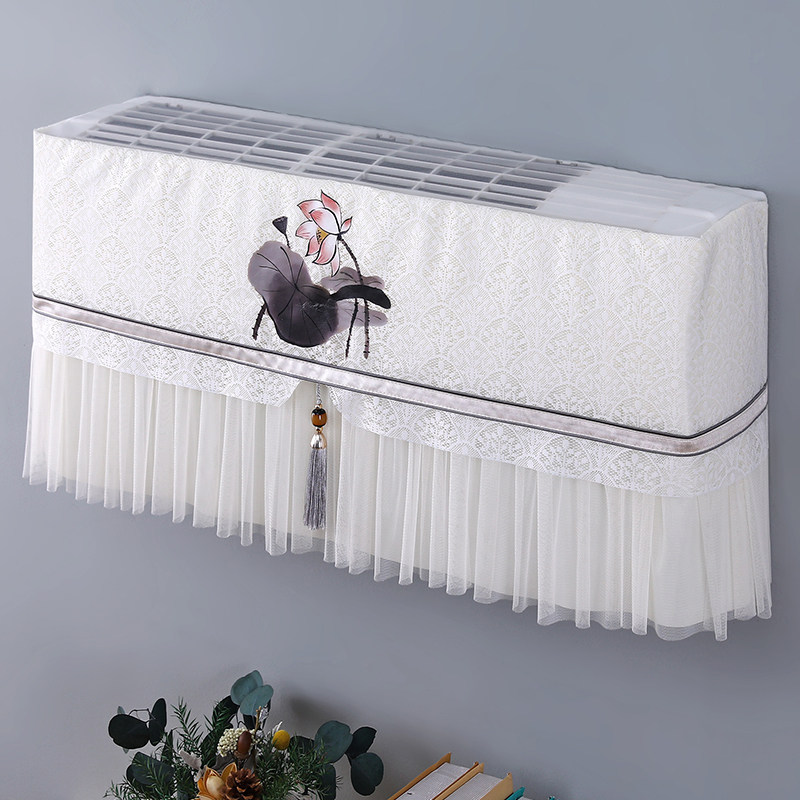 中国风空调防尘罩挂式通用卧室蕾丝全包挂机空调罩套盖布,居家布艺,空调罩,淘宝优惠券,粉丝福利购,淘宝优惠卷