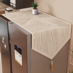 冰箱防尘盖布2025新款防尘罩顶遮盖防灰尘单双开门冰柜盖巾遮灰布