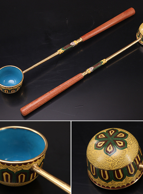 全铜浴佛勺子寺院浴佛节用品舀水