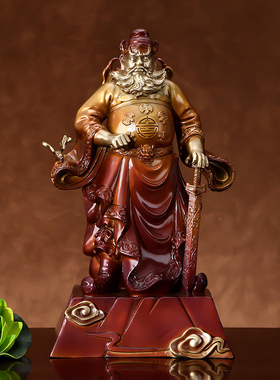 圆通钟馗办公室伏魔全铜工艺品