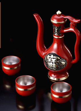 圆通拜神全铜酒壶供水杯