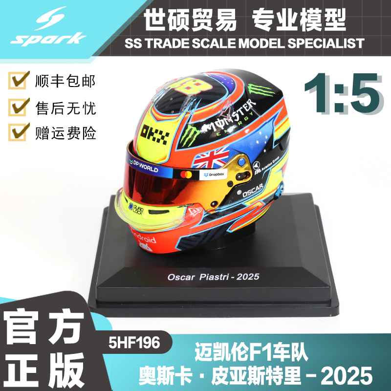 Spark皮亚斯特里2025头盔模型