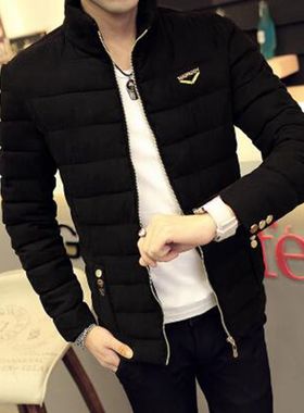 冬季加厚青年羽绒棉服新款冬天外套男潮韩版修身棉衣短款学生棉袄