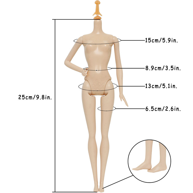 正版30厘米12关节裸娃配件娃娃头