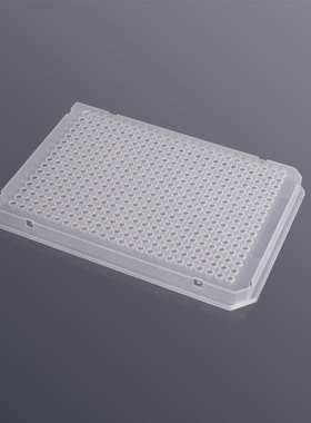 PP-384-FS-0040 384孔40ul全裙边PCR板,A24/P24切角,透明管