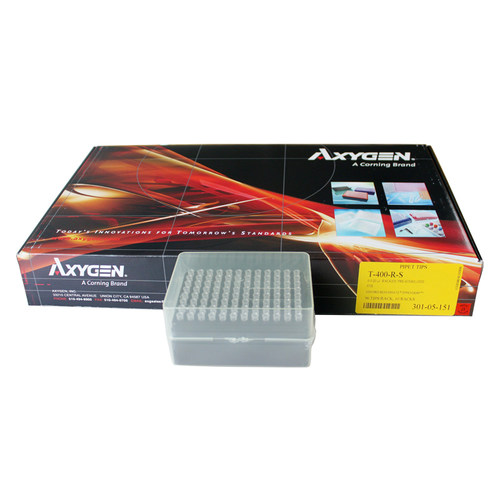 爱思进 Axygen T-400-R-S 10ul无酶无热源灭菌盒装长吸头 10u加长 96支/盒 - 封面