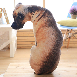 18元包邮 峨眉印象 仿真狗狗抱枕 45cm