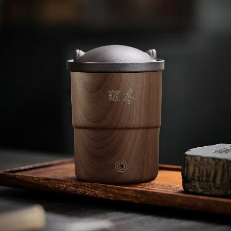 家用迷你醒茶器炒茶器新款中式茶师烤茶器炒茶机提香炉功夫茶具