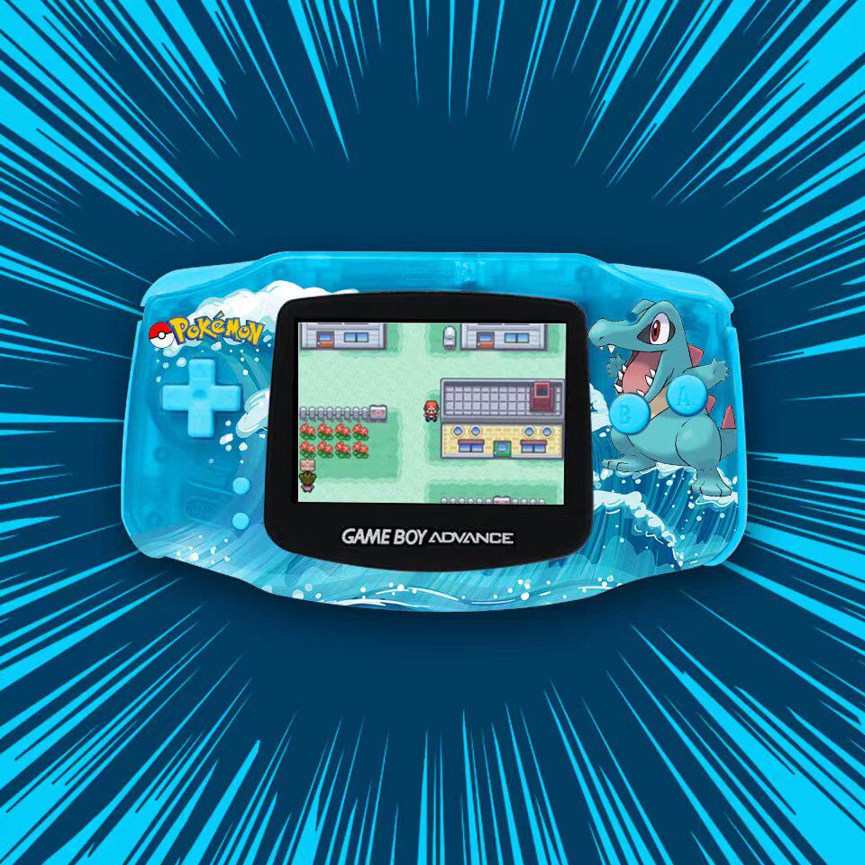 任天堂gba高亮IPS游戏机 怀旧掌机彩屏gameboy口袋妖怪限定版