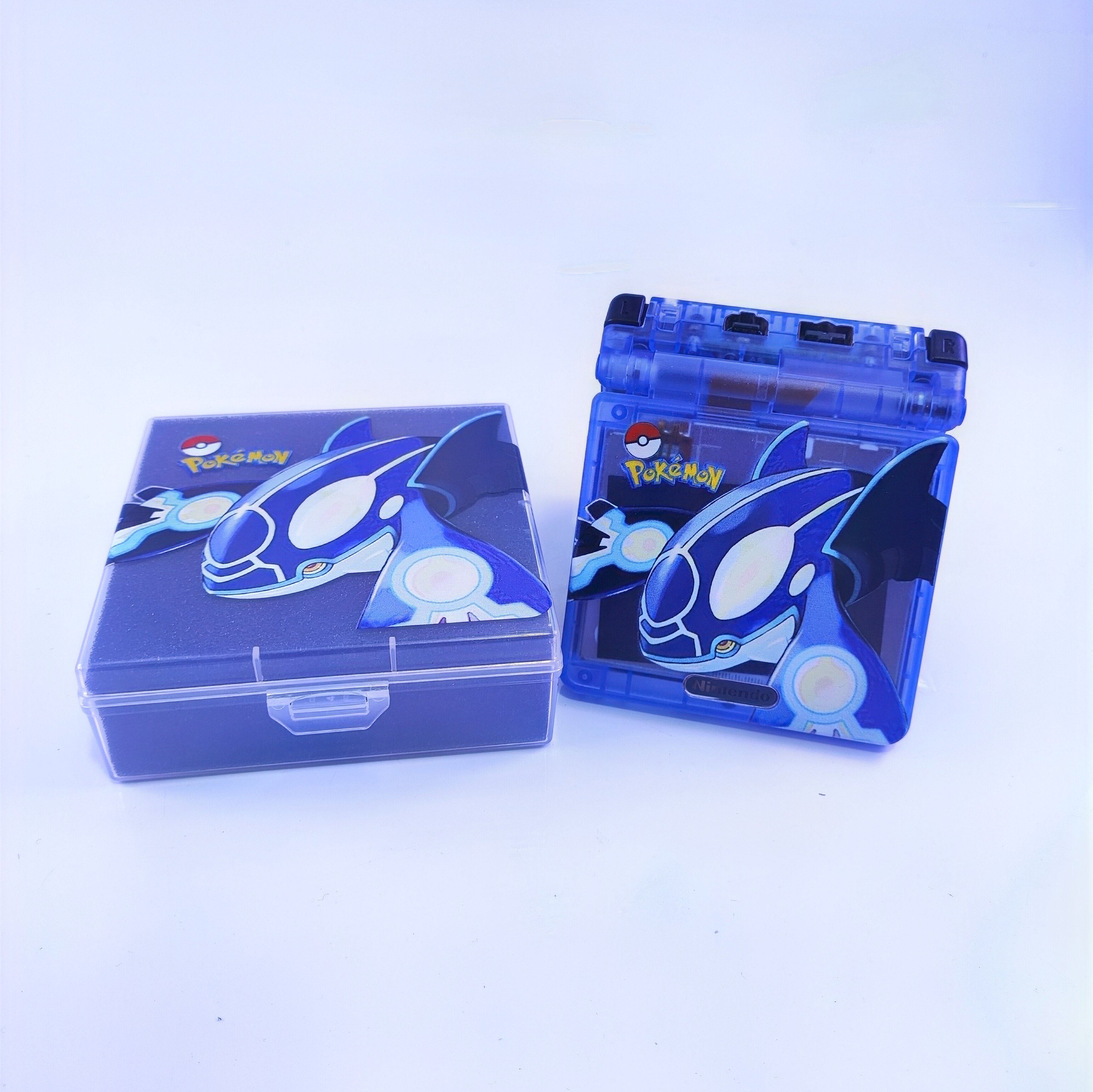 任天堂GBASP高亮iPS全贴合兰宝石限定版游戏机掌机GBA GAMEBOY