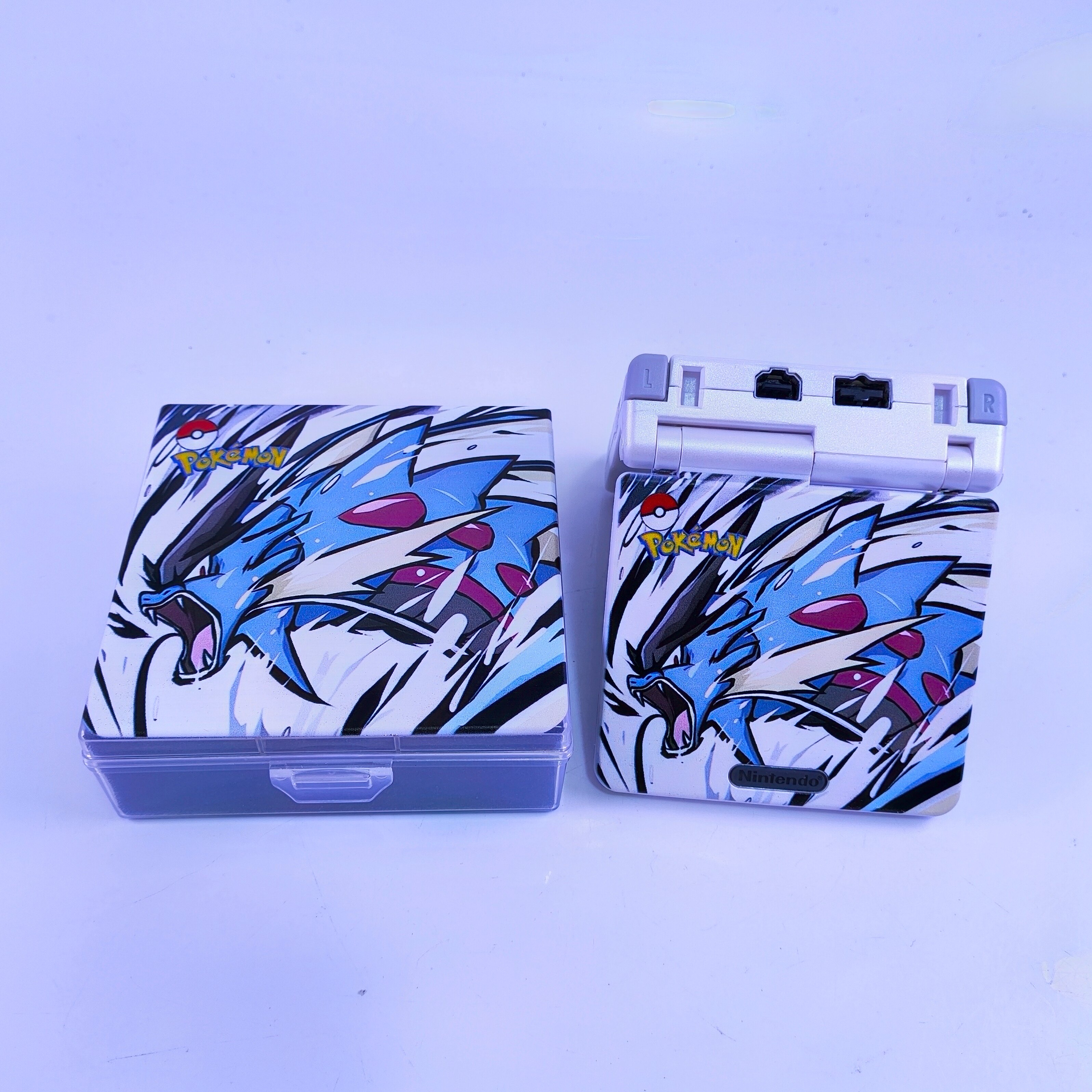 任天堂GBASP高亮iPS全贴合暴鲤龙限定版游戏机掌机GBA GAMEBOY