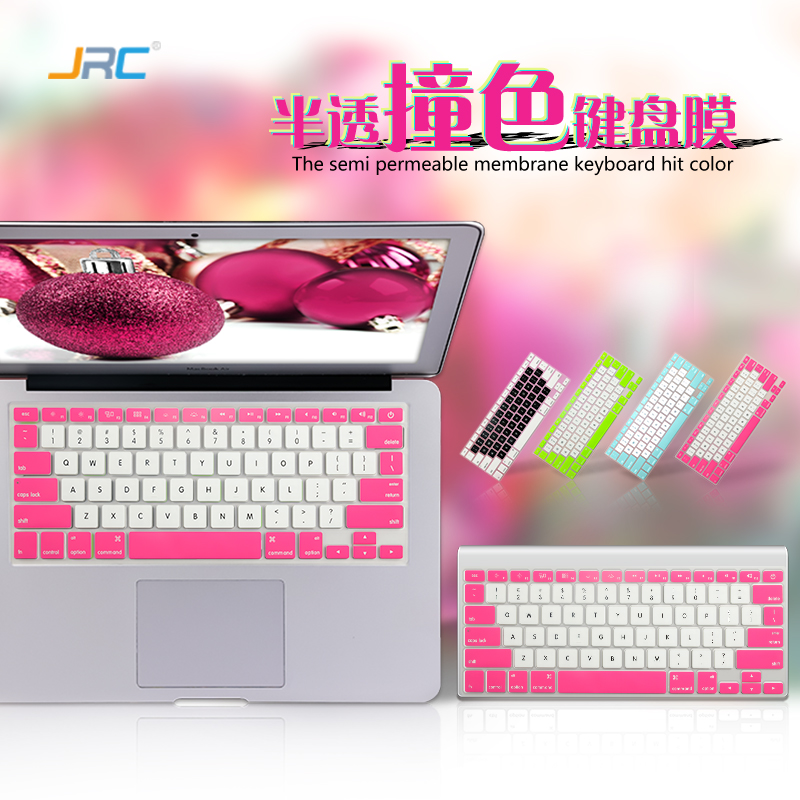 JRC苹果笔记本电脑MacbookAir11.6寸键盘保护膜Air11英寸键盘膜A1465贴膜彩色硅胶Mac电脑配件 3C数码配件 笔记本键盘保护膜 原图主图