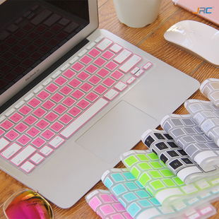 苹果笔记本电脑键盘膜macbook12英寸键盘贴pro13保护膜air13.3硅胶15透光A1708防尘防水mac彩色超薄A1534配件