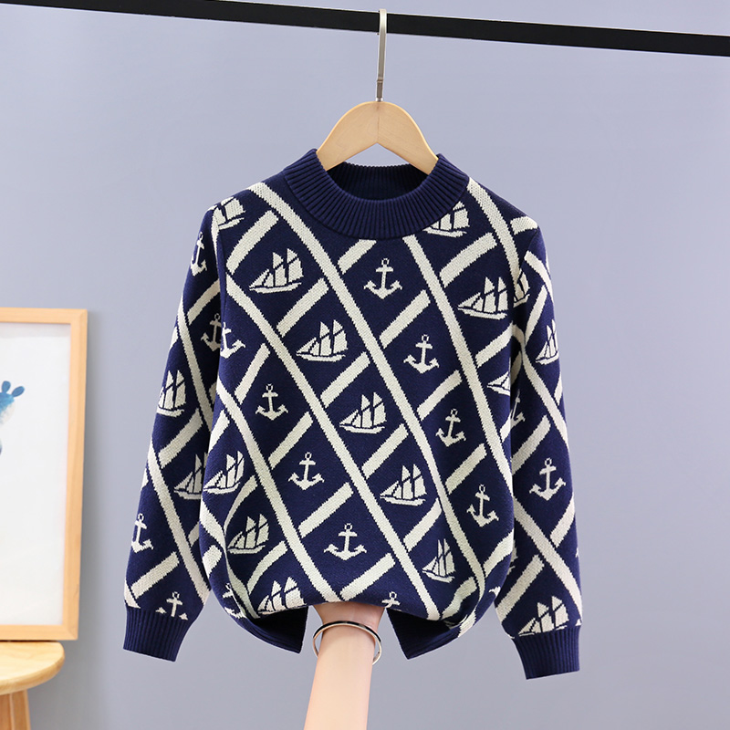 男童毛衣秋冬2025新款冬装