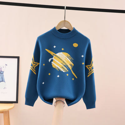 男童毛衣纯棉秋冬2025新款洋气