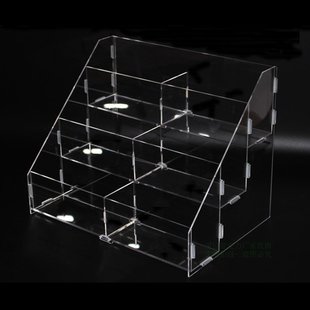 化妆品货架 面膜展示架 亚克力收纳架 化装品架 格子铺 香水 货架