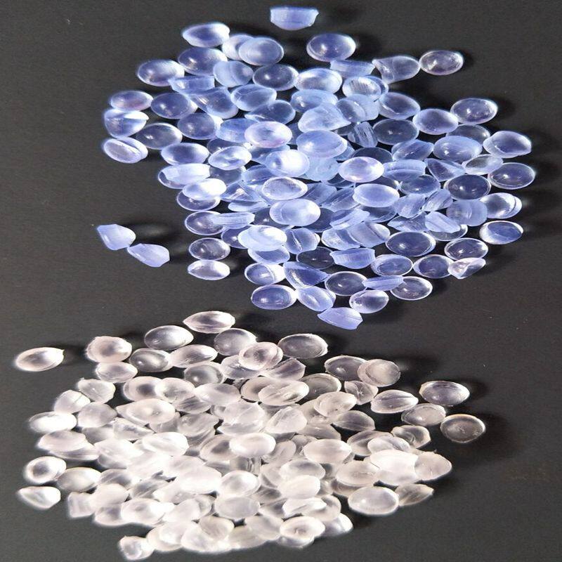 pvc高透明颗粒 透明白底 蓝底 不含邻苯二甲酸盐 注塑 挤出级原料