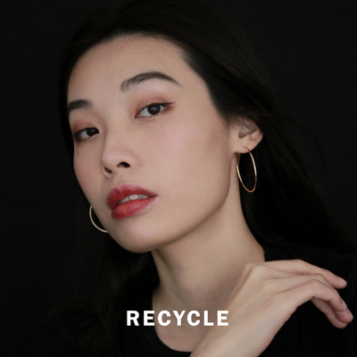 RECYCLE极简经典大圈耳环