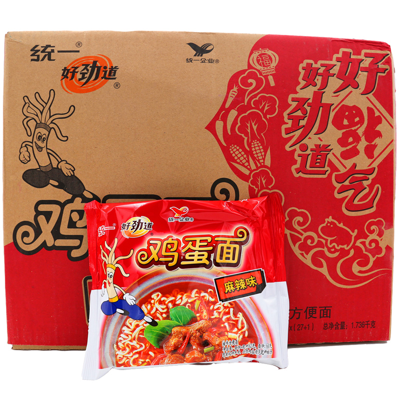 统一好劲道儿时怀旧老款鸡蛋面