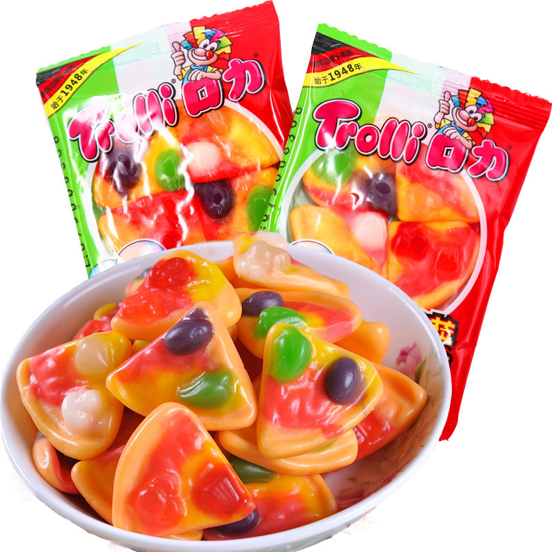 Trolli德国口力小比萨橡皮糖披萨pizza软糖果QQ造型喜糖袋装零食在类目 零食/坚果/特产, 糖果零食/果冻/布丁, 糖果中 - 来自Buy2taobao.com提供专业的淘宝代购服务