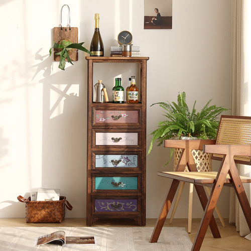 实木桐木美式绘画美式田园大容量