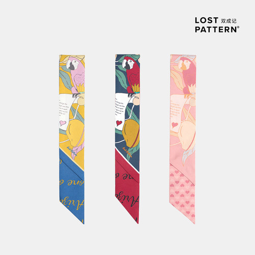 装饰复古真丝丝巾女原创