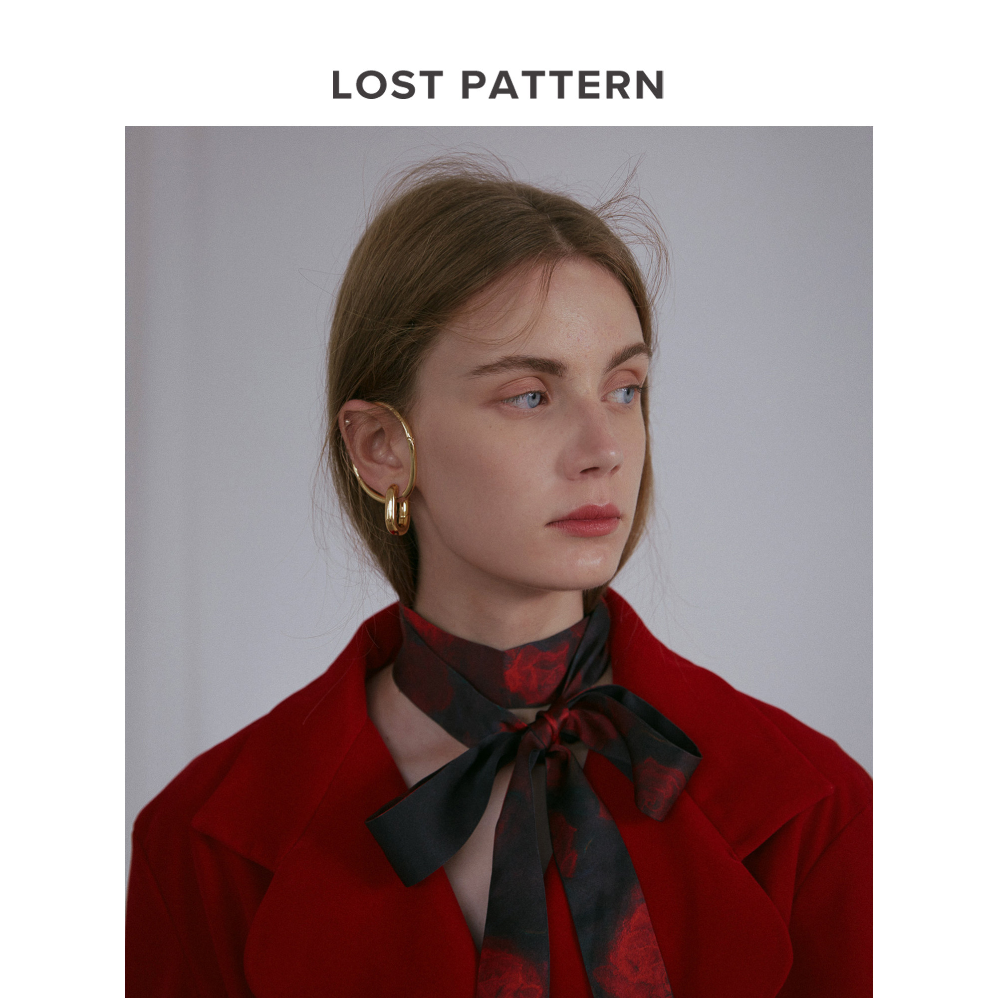 朱一龙同款vintage缎面丝巾