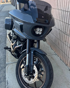 防雨防水 哈雷改装 单灯LED灯组 LP4前大灯组套件 软尾路威ST Baja