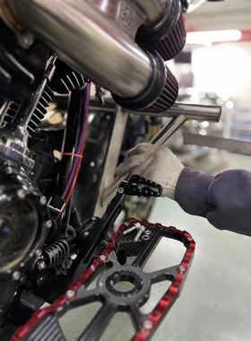 哈雷改装Beringer贝灵哲后刹车泵大推力高性能 旅行公路街道滑翔