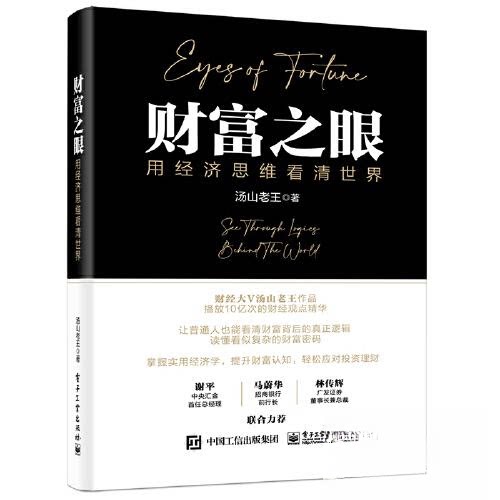 正版 财富之眼：用经济思维看清世界：see through logics behind the world 9787121443909 电子工业出版社