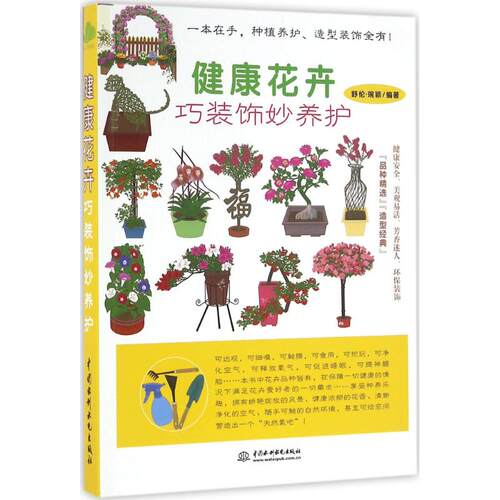 正版 健康花卉巧装饰妙养护 9787517043898 中国水利水电出版社